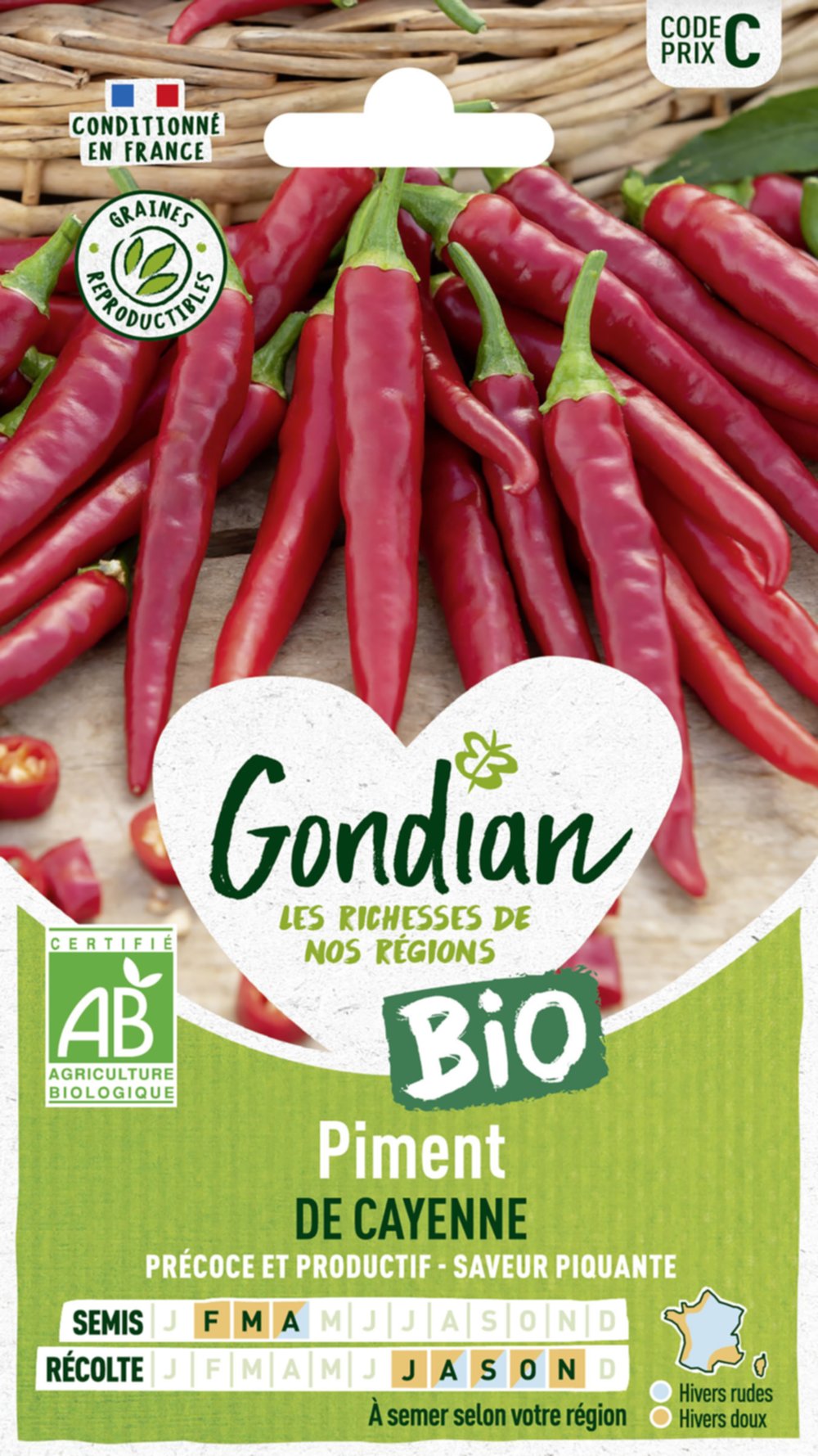 Piment de Cayenne Bio - GONDIAN