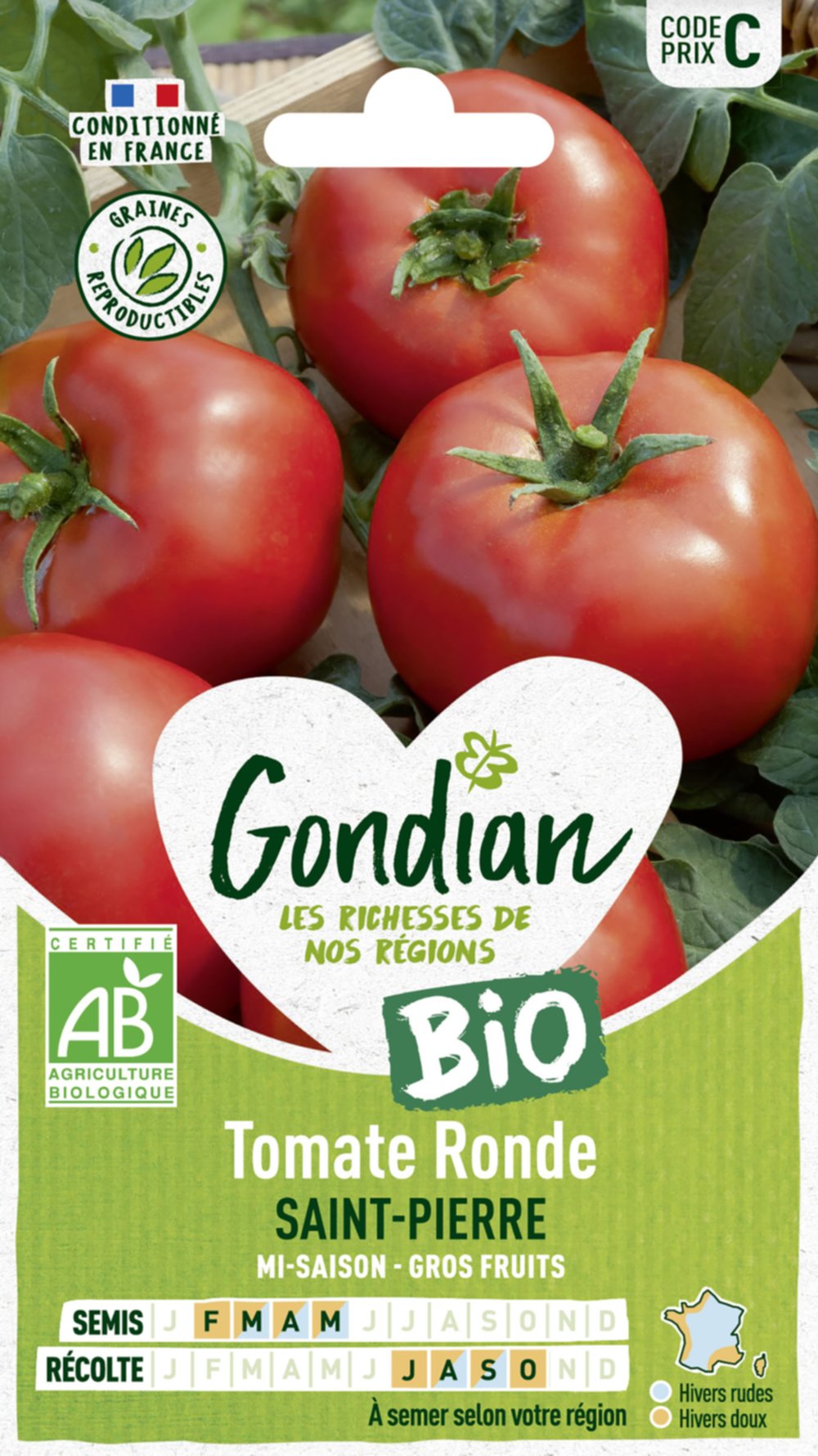 Tomate Saint-Pierre Bio - GONDIAN