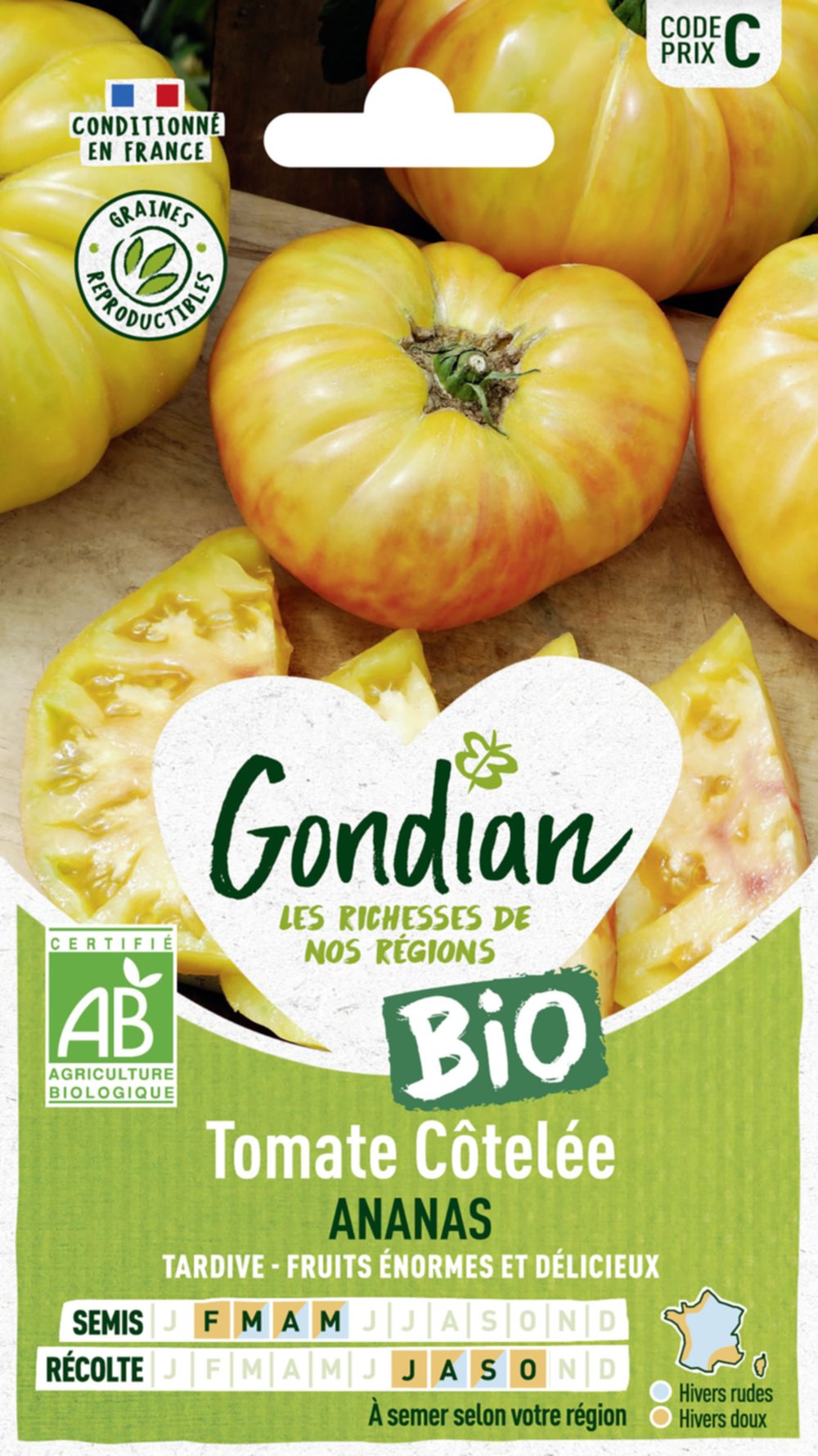 Tomate Ananas Bio - GONDIAN
