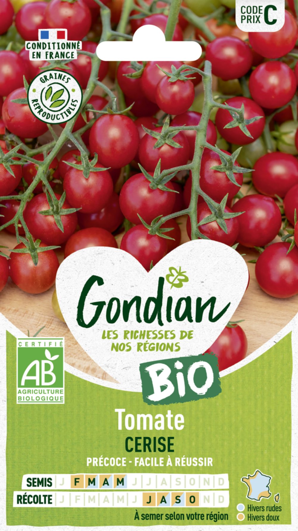 Tomate Cerise Bio - GONDIAN