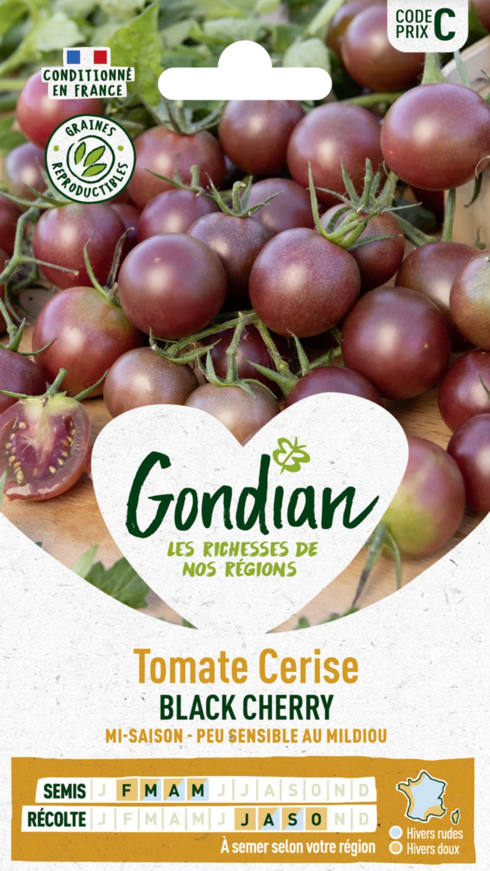 Tomate Black Cherry - GONDIAN