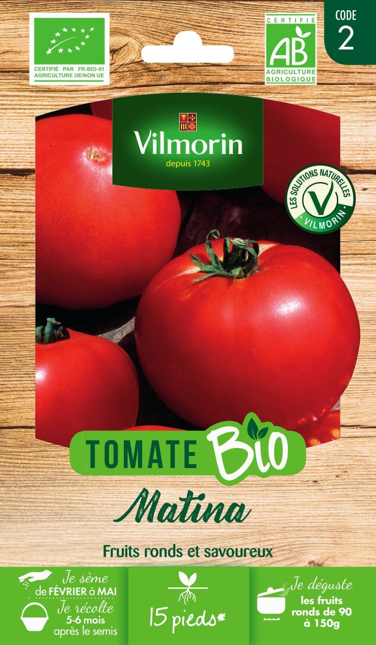 Graines Tomate Matina Bio - VILMORIN