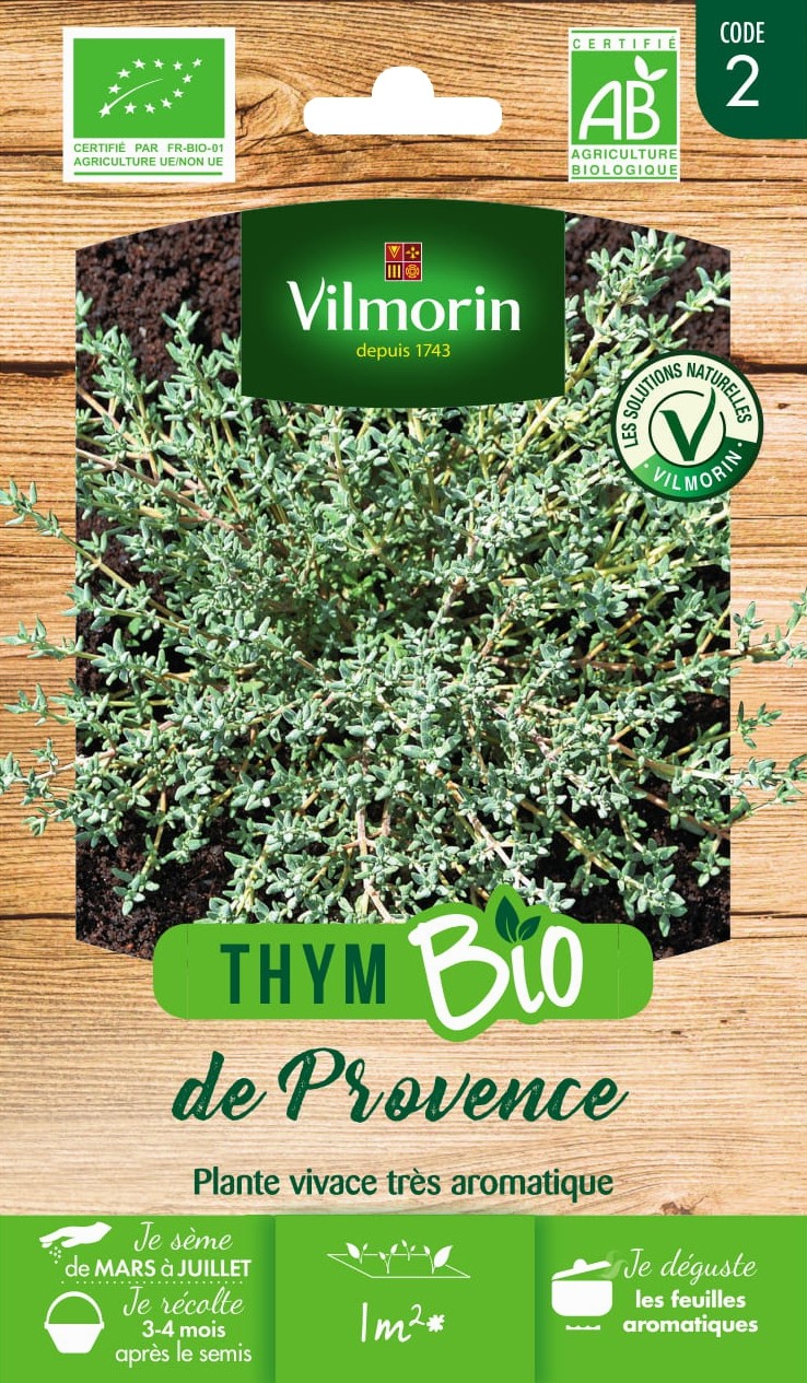 Graines Thym de Provence Bio - VILMORIN