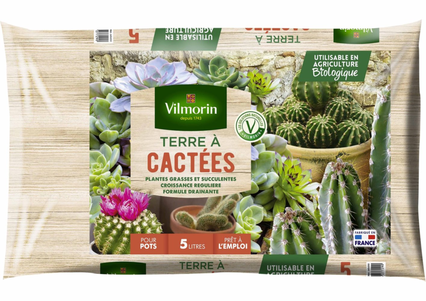 Terre à cactées 5l Vilmorin