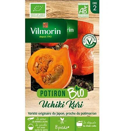 Graines Potiron Uchiki Kuri Bio - VILMORIN