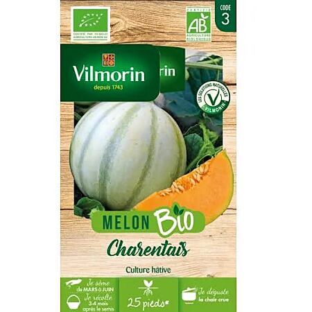 Graines Melon Charentais Bio - VILMORIN