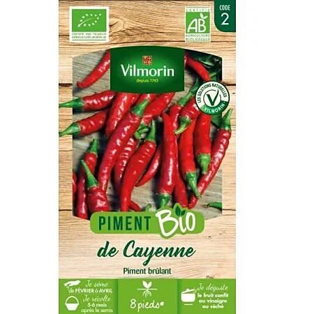 Graines Piment de Cayenne Bio - VILMORIN