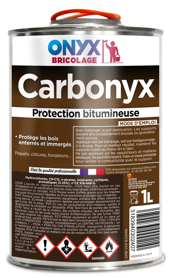 Protection des bois extérieurs Carb'onyx 1L- ONYX