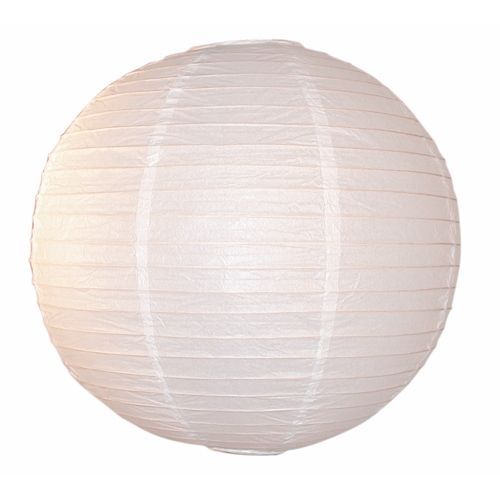 suspension forme boule D40 papier japonais blanc