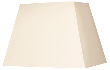 Abat-jour crème rectangle coton d24cm