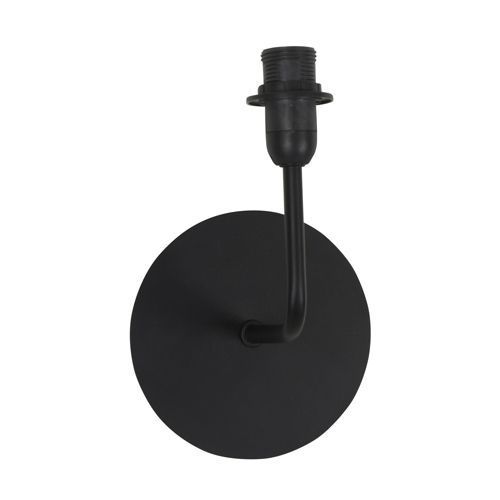 Applique base ronde D15 en métal JIM noir mat