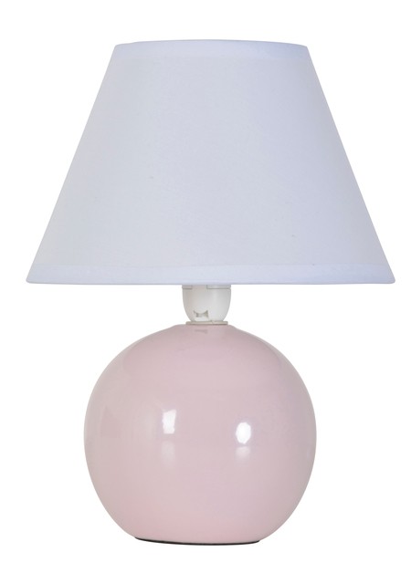 Lampe céramique rose pastel mini lou