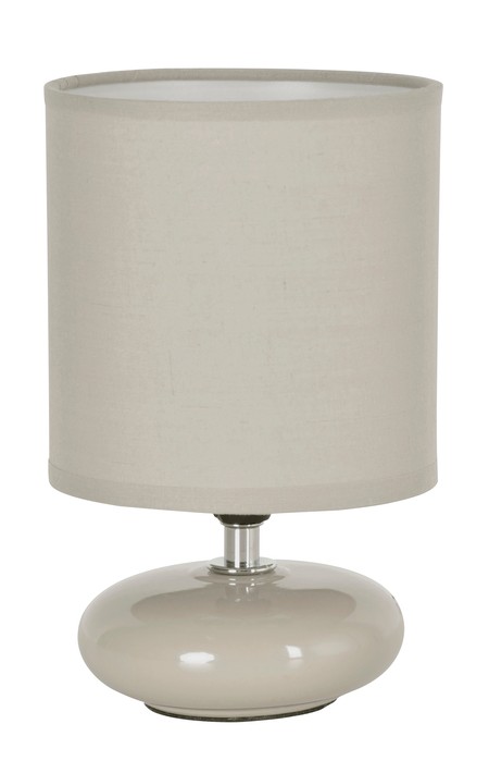 Lampe céramique taupe eva