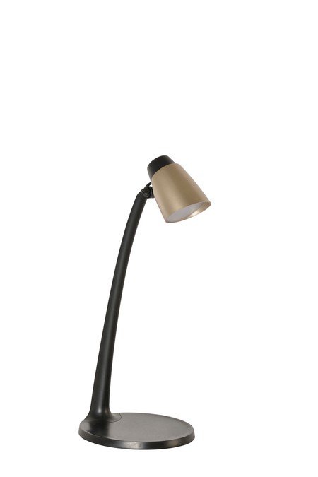 Lampe plastique injecté noir/laiton tim d6,50cm