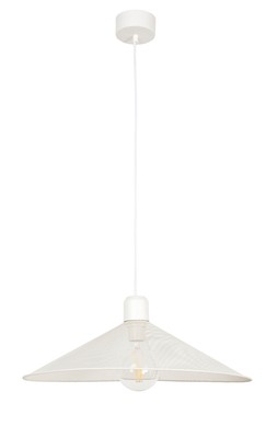 Suspension métal blanc grid gm d50cm