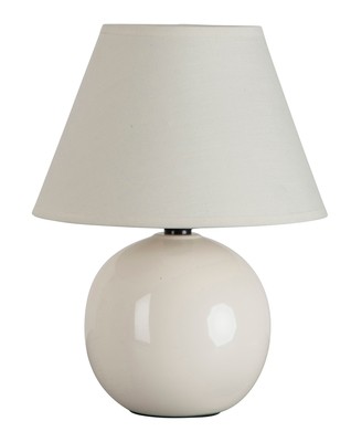 Lampe céramique crème mini lou d19cm