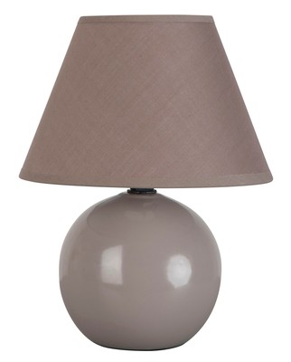 Lampe céramique taupe mini lou d19cm