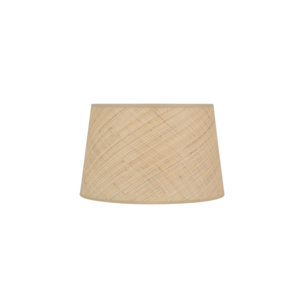 Abat-jour raphia tambour naturel FAA E27 Ø30cm - COREP