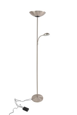 Lampadaire métal alu brossé james d28cm