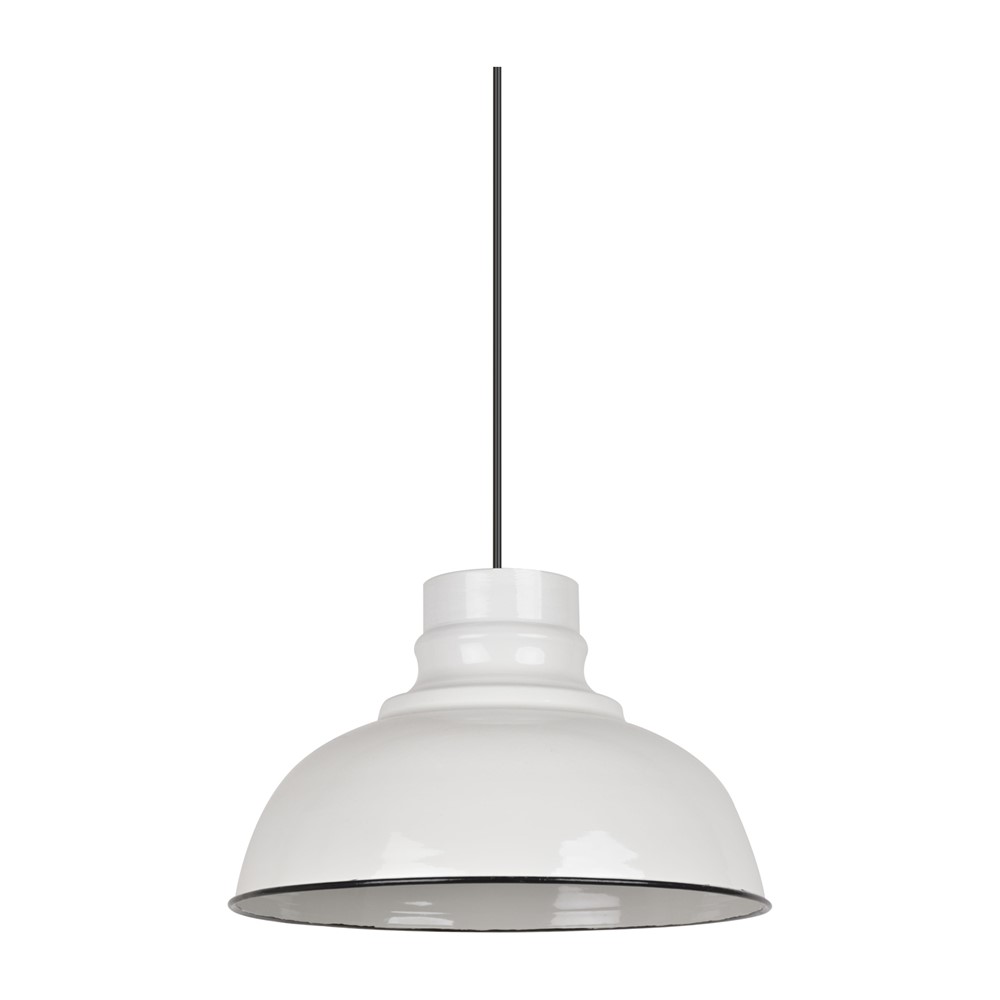 Suspension Cante Métal Blanc Ø30cm - COREP