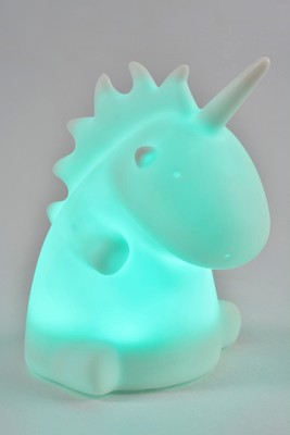 Objet lumineux blanc licorne