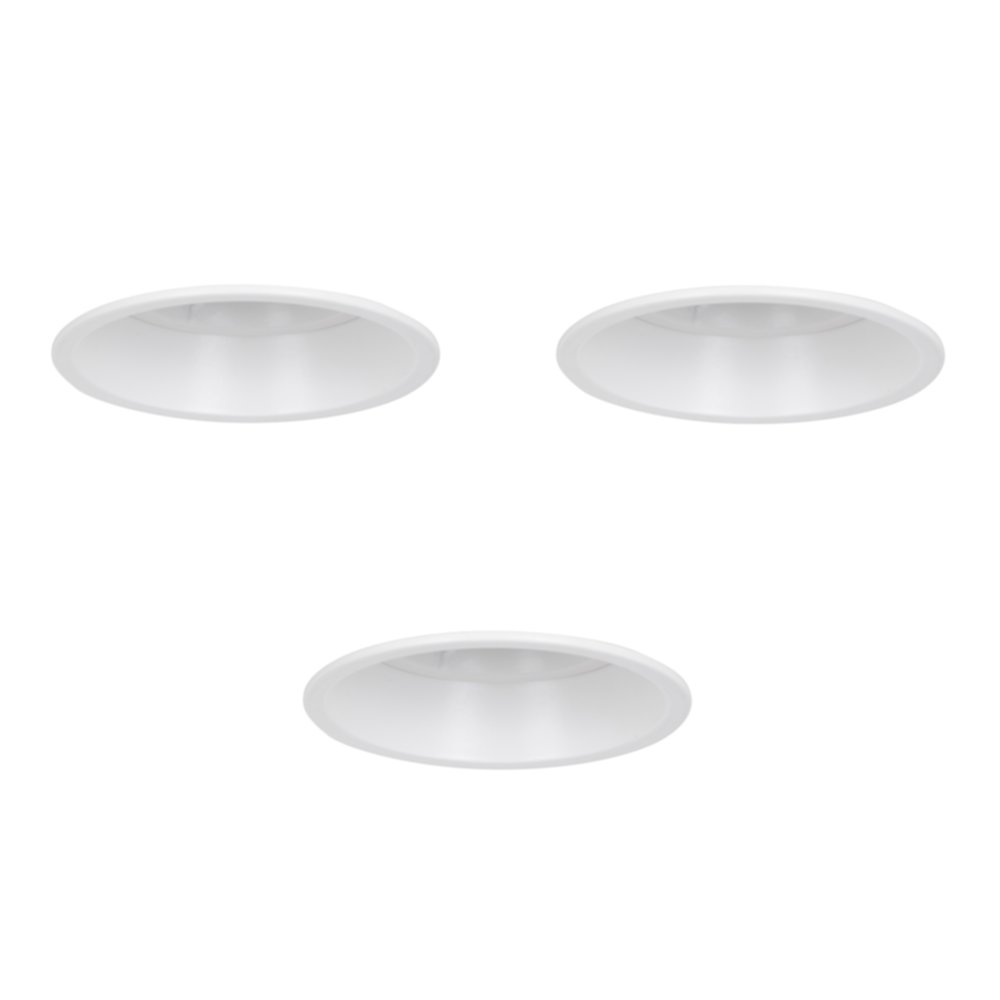 Spot encastré anti-éblouissement métal blanc LUNEN X3 D9,3cm Corep