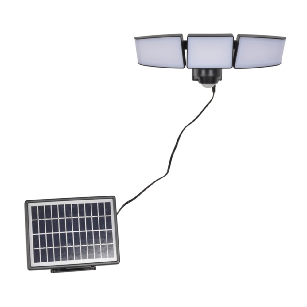 Applique solaire LED Hélion XL blanc 34cm 10W - LITTLE GARDEN 