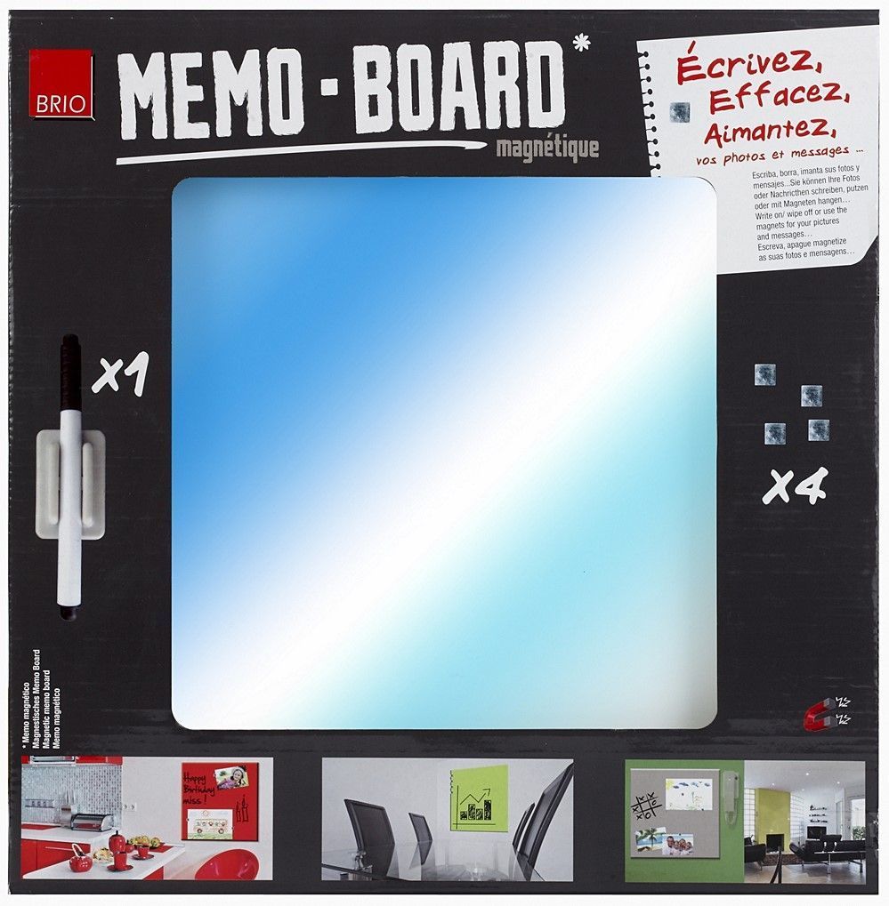 memo board miroir 40x40