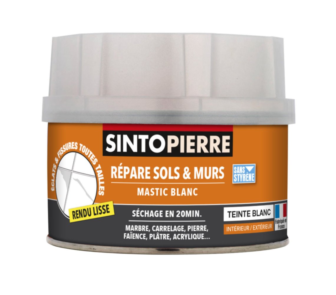 mastic de réparation blanc - SINTO