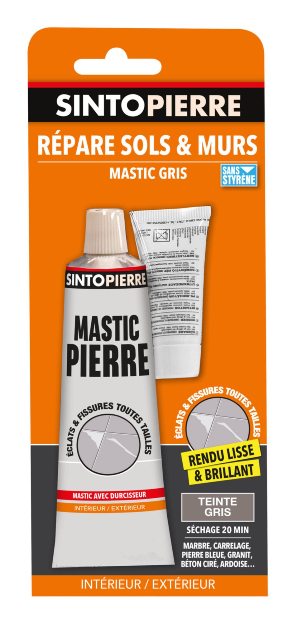 mastic de réparation gris pour pierres - SINTO