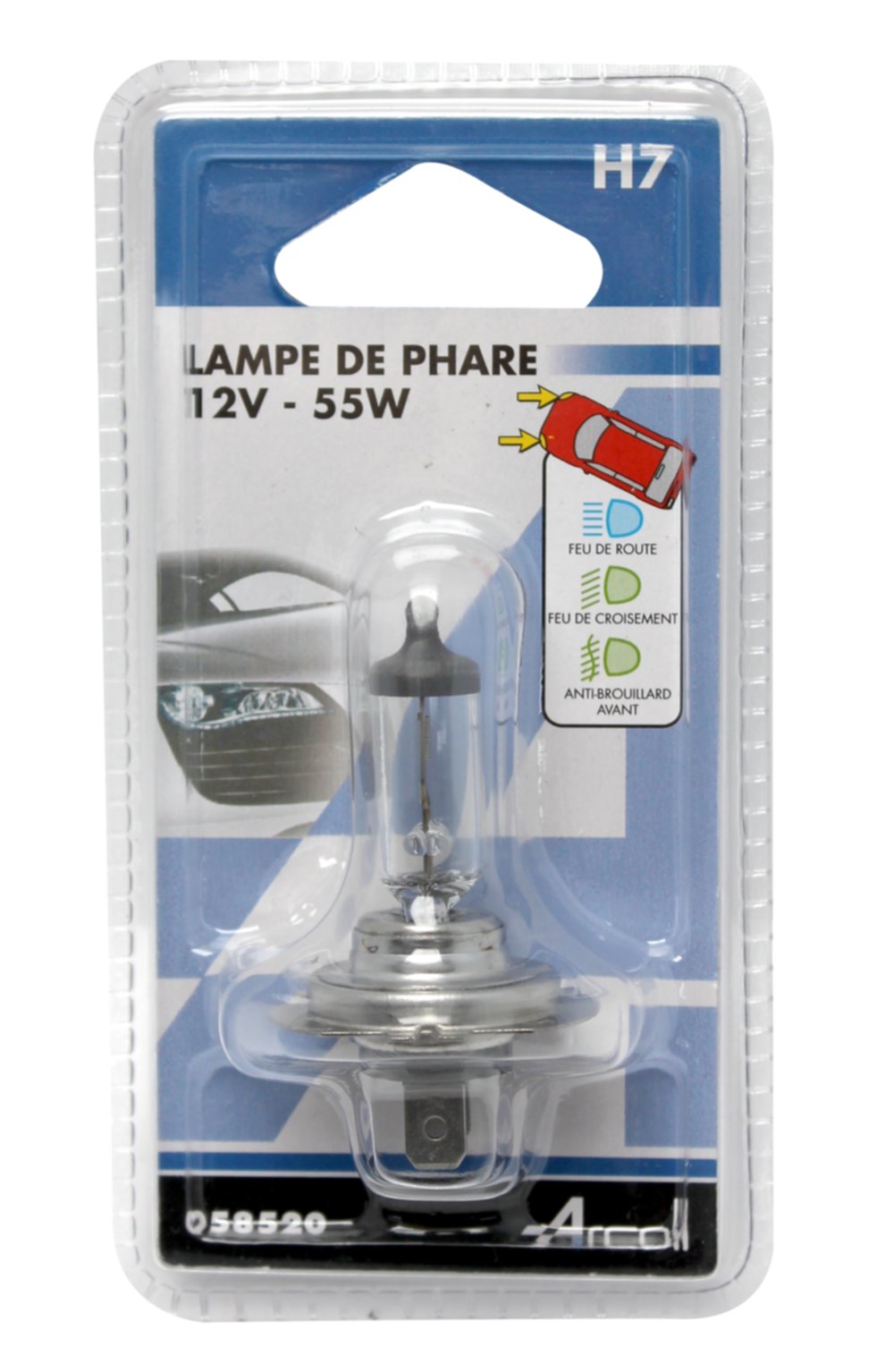 Lampe iode h7 12vx1