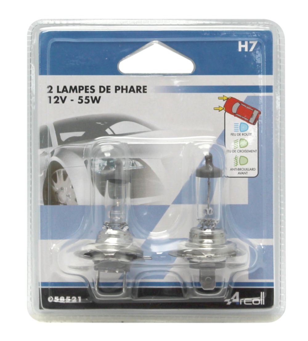 Lampe x2 iode h7