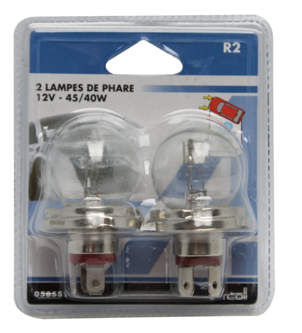 Lampe x2 ce blanches 12 volts