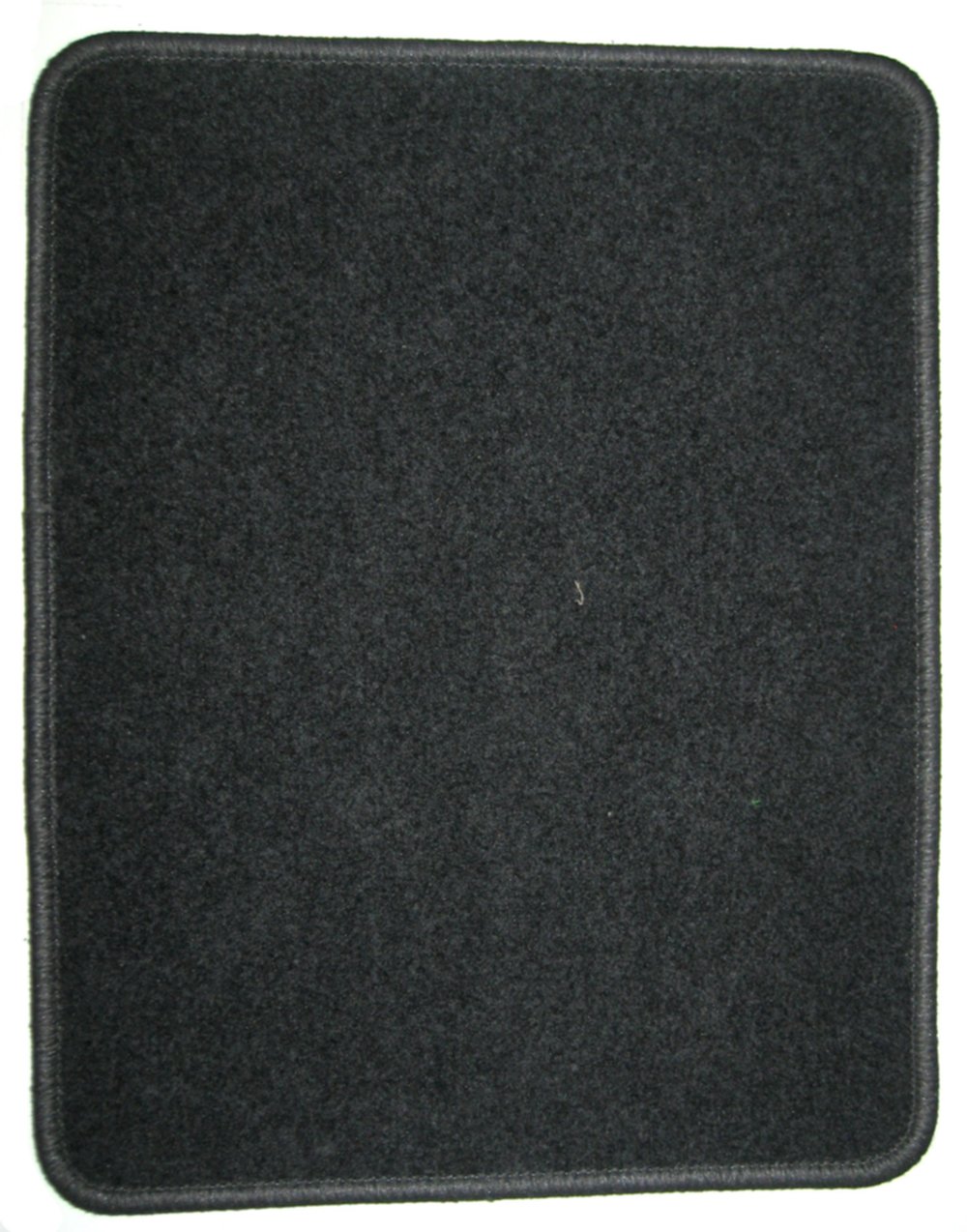 Tapis moquette textile 50 x 40 cm, bords gris - CARLINEA