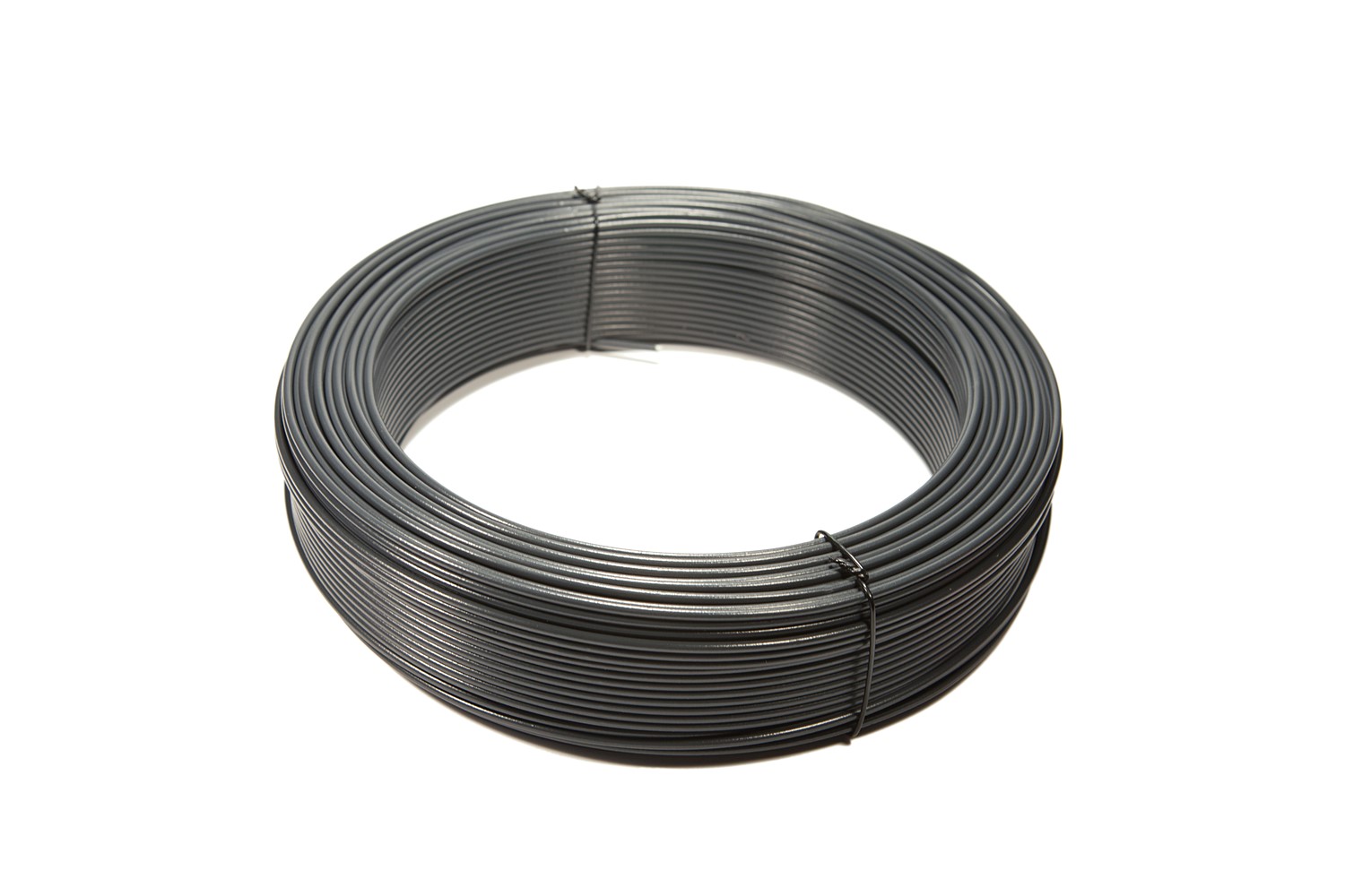 Fil de Tension Plastifié Gris - 2,4MM x 50M