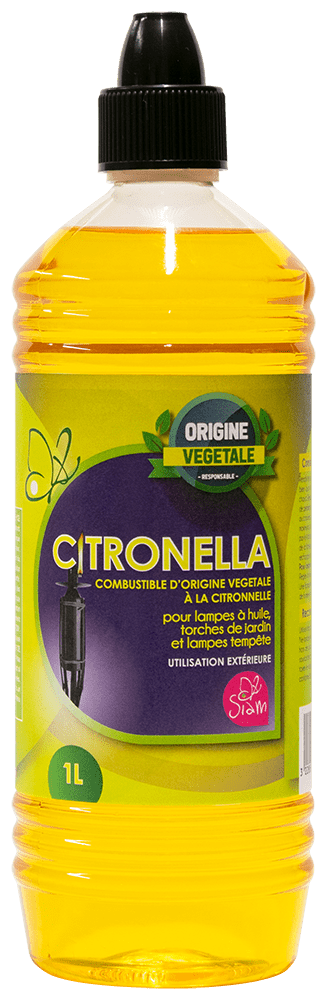 HUILE CITRONELLA 1 LITRE POUR TORCHE DE JARDIN