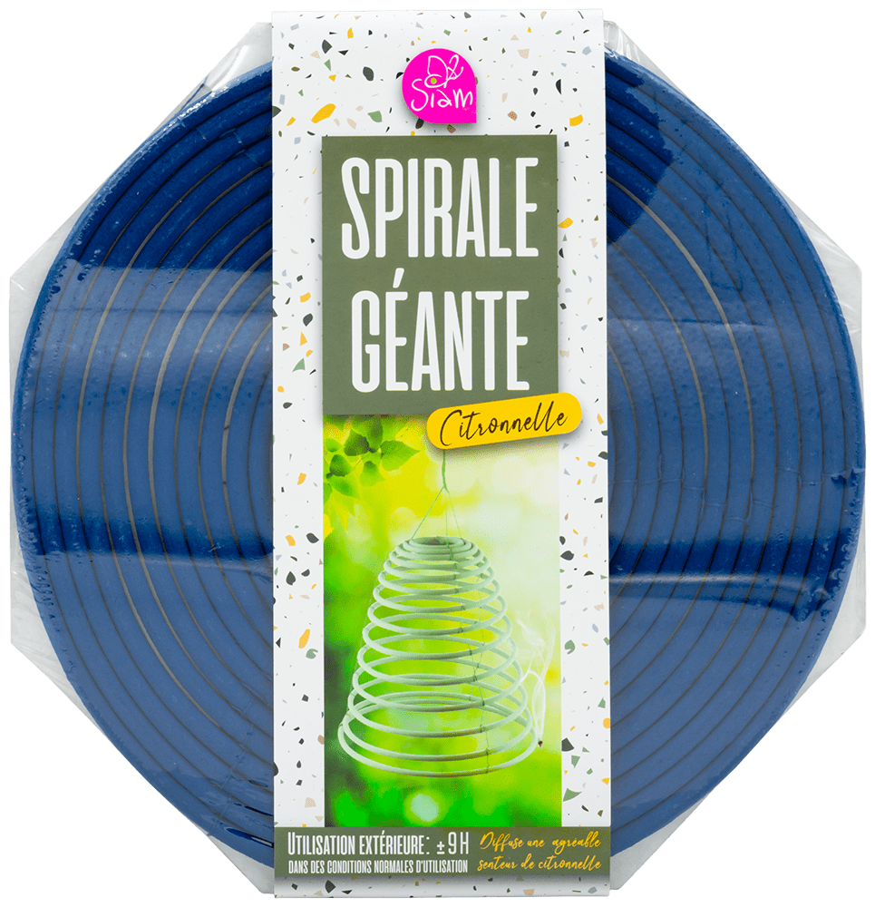 Spirale géante à la citronnelle Ø22cm - SIAM