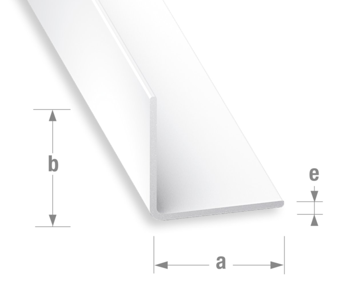 Cornière PVC blanc 25 x 25 mm 2,6m - CQFD