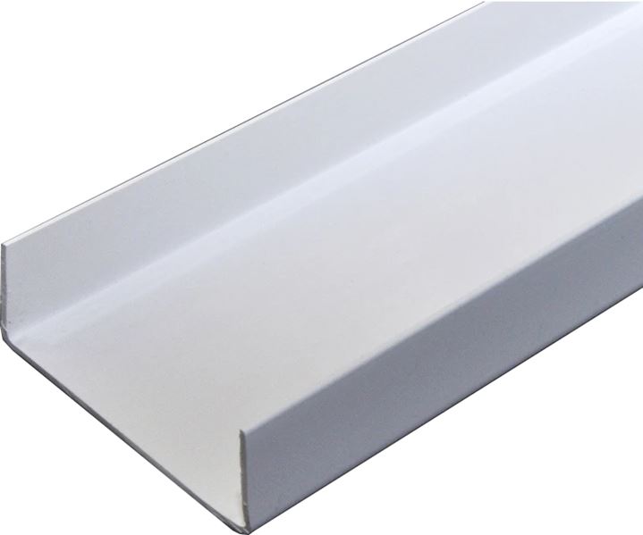 Nez de Cloison PVC 20x54x20mm 2,60m Blanc 