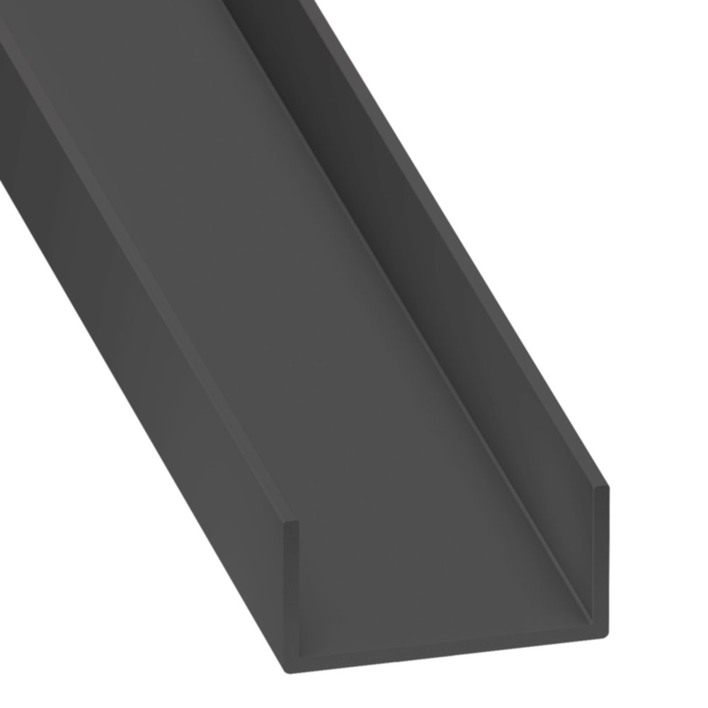 Nez de Cloison PVC 20x54x20mm 2,60m Anthracite