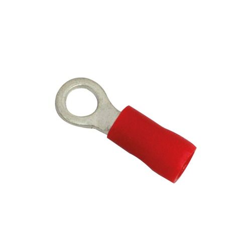 Cosses isolées rondes Ø 5,3 mm rouge 10 pcs