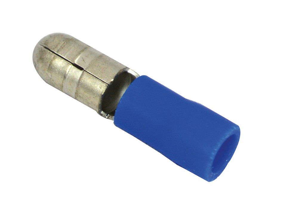 Cosses isolées cylindrique mâle Ø5,3 mm bleu - TIBELEC