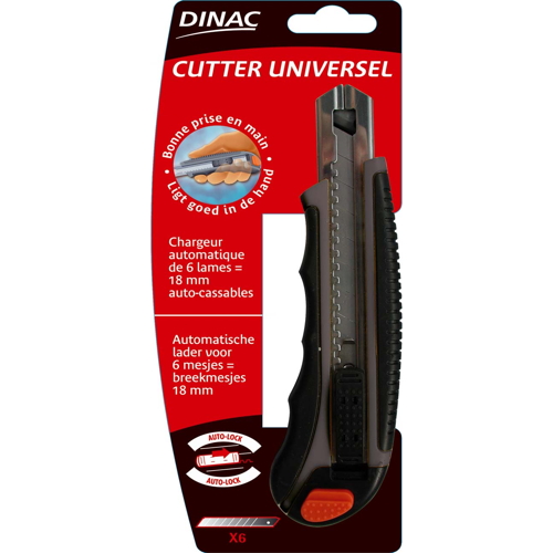 Cutter universel lame 18mm - DINAC