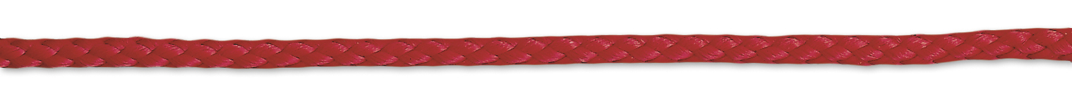 Corde en polypropylène tressée 200kg Ø 4mm rouge (vendu au mètre) - CHAPUIS