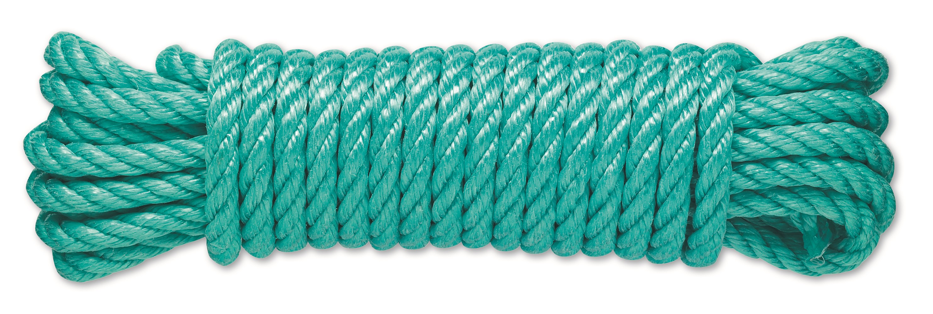 Corde polypropylène torsadé verte 1.5 T  ø 10 mm L.7.5m - CHAPUIS