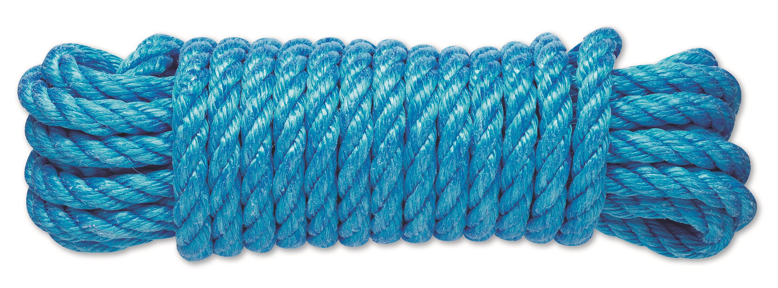 Corde polypropylène torsadée 2,21T Ø 12mm L.7.5 m bleu - CHAPUIS