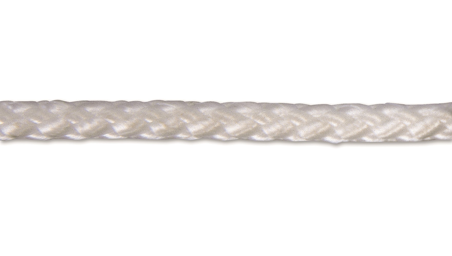 Corde PP tressée 68kg Ø 2mm Blanc