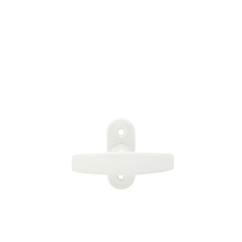 Bouton de fenêtre Eva aluminium blanc