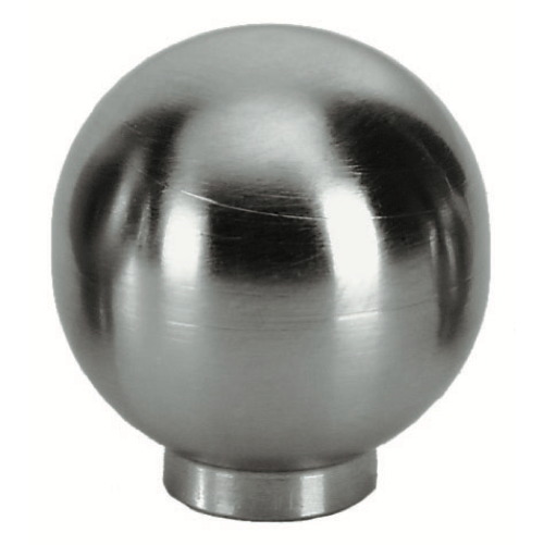 2 boutons de meuble boule zamak inox ø20mm