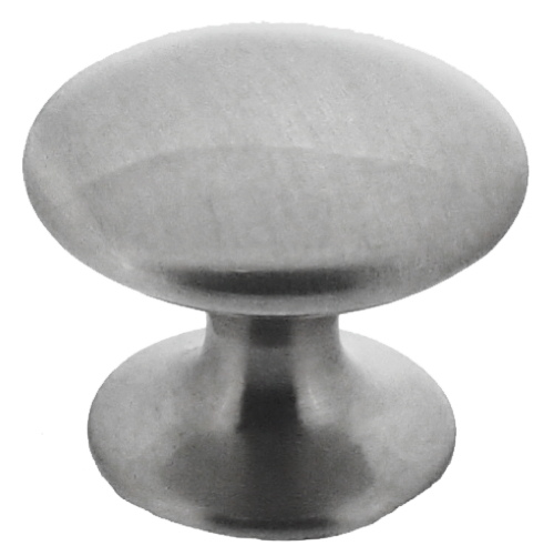 2 boutons de meuble rond zamak nickel mat ø30mm